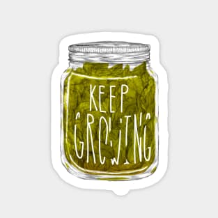 Keep Going Keep Growing Sticker